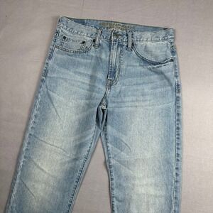 American Eagle Outfitters Relaxed Straight Light Wash Blue Jeans Mens 31x32